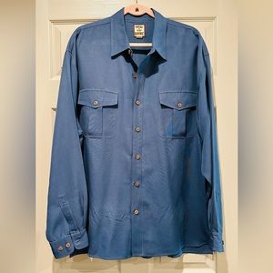 Tommy Bahama 100% silk Men’s Blue long Sleeve XL
